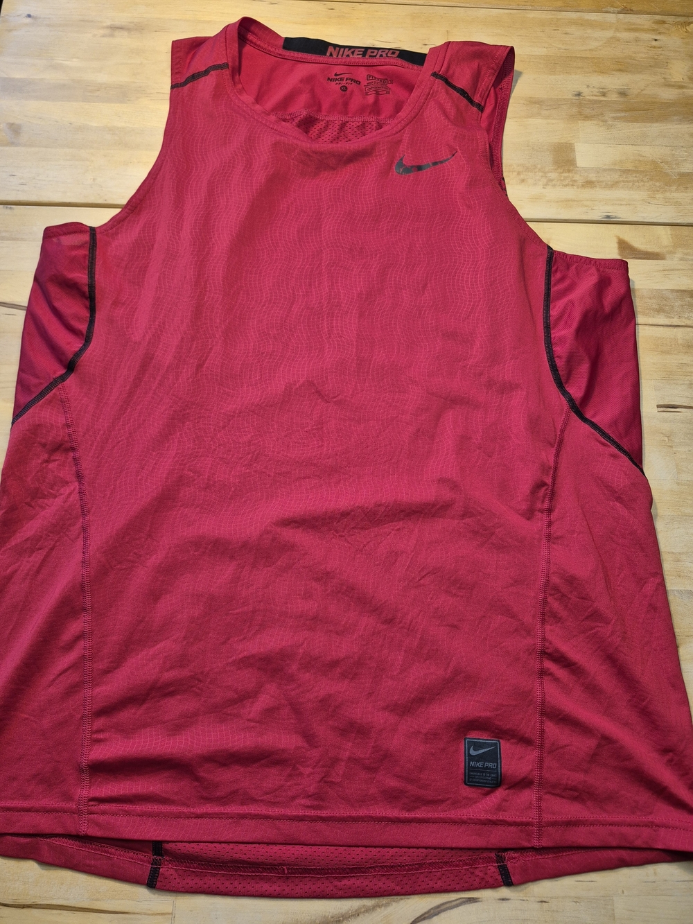 Nike Pro Men's Red Performance Tank